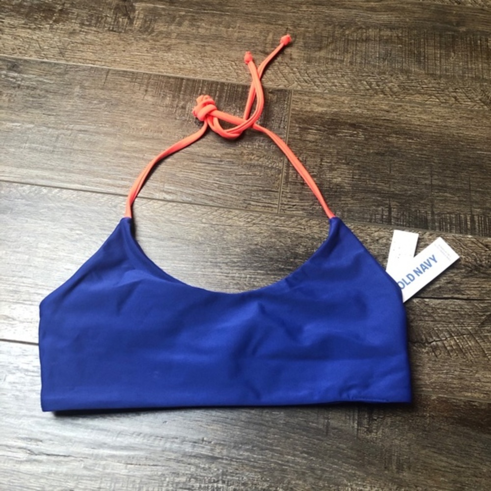 Old Navy Halter Bikini Top Swim Suit (size Small)